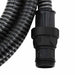 Furtun de aspirație cu racorduri din PVC, negru 1" 4 m, PVC - WALTI WALTI