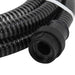 Furtun de aspirație cu racorduri din PVC, negru 1" 4 m, PVC - WALTI WALTI