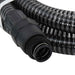 Furtun de aspirație cu racorduri din PVC, negru 1" 4 m, PVC - WALTI WALTI