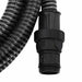 Furtun de aspirație cu racorduri din PVC, negru 1" 7 m, PVC - WALTI WALTI