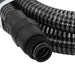 Furtun de aspirație cu racorduri din PVC, negru 1" 7 m, PVC - WALTI WALTI