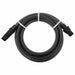 Furtun de aspirație cu racorduri din PVC, negru 1" 10 m, PVC - WALTI WALTI