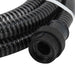 Furtun de aspirație cu racorduri din PVC, negru 1" 10 m, PVC - WALTI WALTI