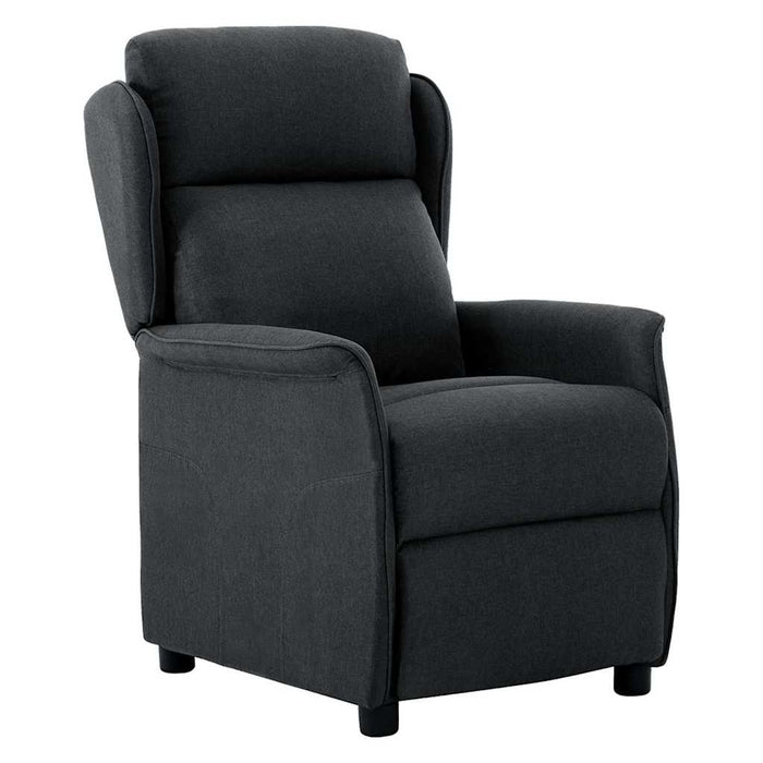 Fotoliu rabatabil electric, gri închis, material textil WALTI