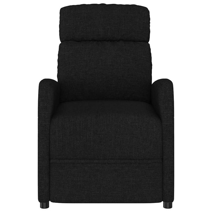 Fotoliu rabatabil electric, negru, material textil WALTI