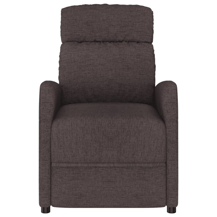 Fotoliu de masaj electric, maro închis, material textil WALTI