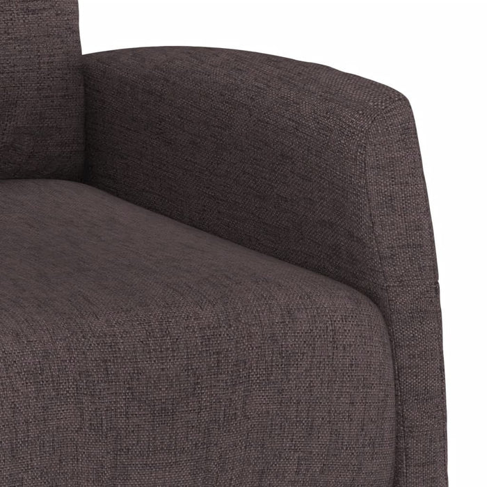Fotoliu de masaj electric, maro închis, material textil WALTI