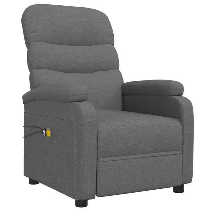 Fotoliu de masaj electric rabatabil, gri închis, textil - WALTI WALTI