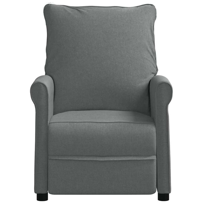 Fotoliu rabatabil electric, gri închis, material textil WALTI