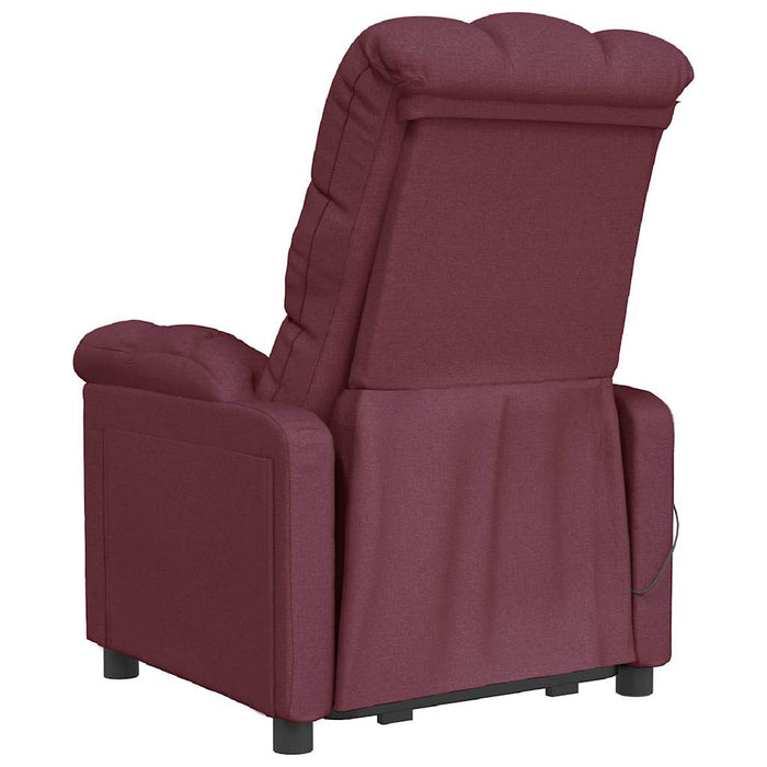 Fotoliu rabatabil electric, violet, material textil WALTI