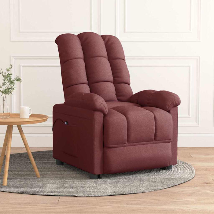 Fotoliu rabatabil electric, violet, material textil WALTI