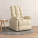 Fotoliu rabatabil electric, crem, material textil - WALTI WALTI