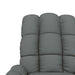 Fotoliu de masaj electric rabatabil, gri închis, textil - WALTI WALTI