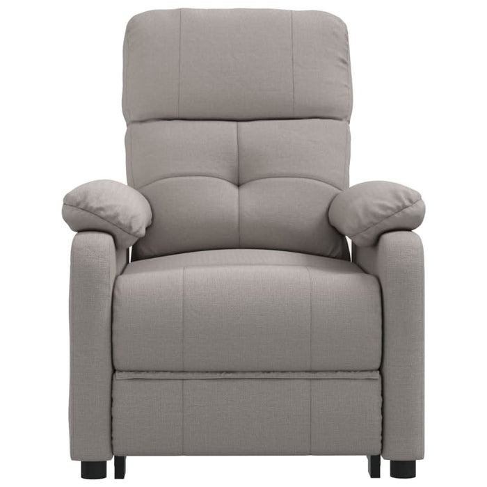 Fotoliu rabatabil electric, gri taupe, material textil - WALTI WALTI