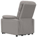 Fotoliu rabatabil electric, gri taupe, material textil - WALTI WALTI