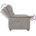 Fotoliu rabatabil electric, gri taupe, material textil - WALTI WALTI