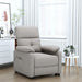 Fotoliu rabatabil electric, gri taupe, material textil - WALTI WALTI