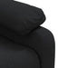 Fotoliu de masaj electric rabatabil, negru, textil - WALTI WALTI
