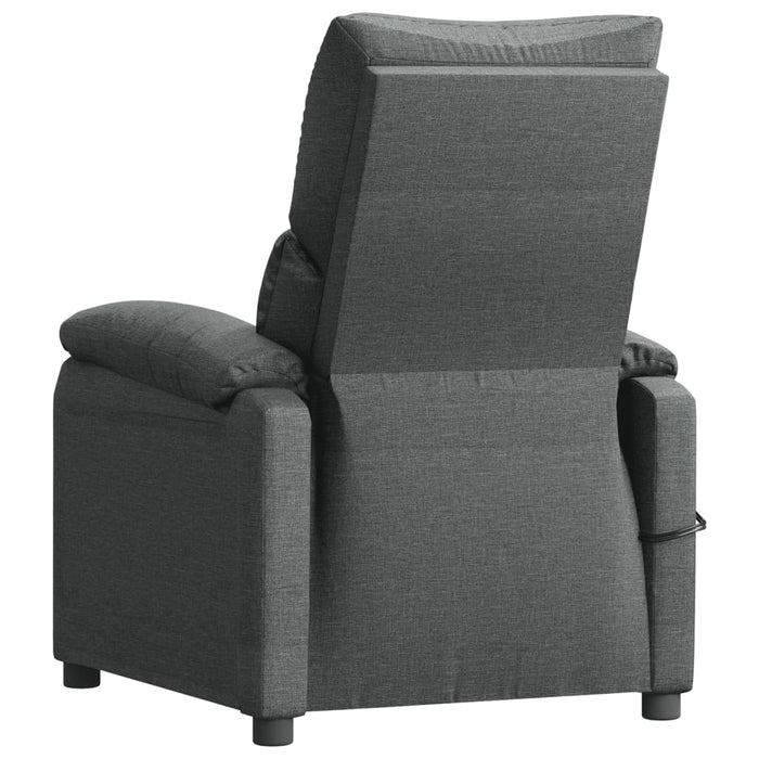 Fotoliu de masaj electric rabatabil, gri închis, textil - WALTI WALTI
