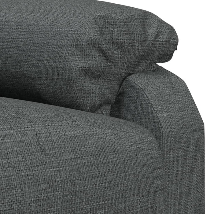 Fotoliu de masaj electric rabatabil, gri închis, textil - WALTI WALTI