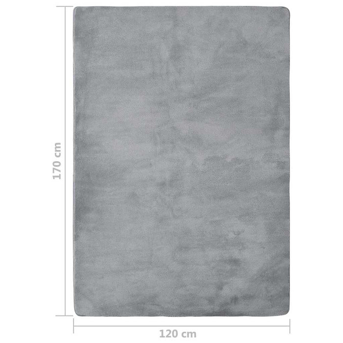 Covor teddy, gri, 170x120 cm WALTI