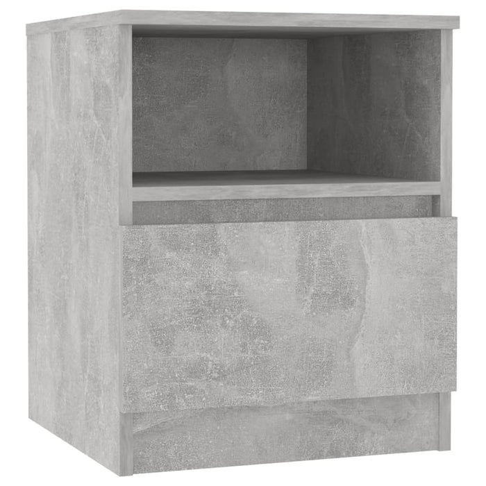 Noptieră, gri beton, 40x40x50 cm ,PAL - WALTI WALTI