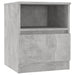 Noptiere, 2 buc., gri beton, 40x40x50 cm, PAL - WALTI WALTI