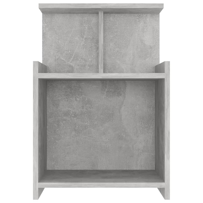 Noptieră, gri beton, 40x35x60 cm, PAL - WALTI WALTI