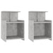 Noptiere, 2 buc., gri beton, 40x35x60 cm, PAL - WALTI WALTI