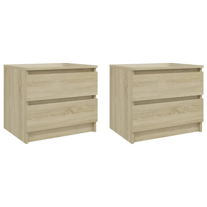 Noptiere, 2 buc., stejar sonoma, 50x39x43,5 cm, PAL WALTI