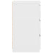 Noptiere, 2 buc., alb, 40x35x62,5 cm, lemn compozit - WALTI WALTI