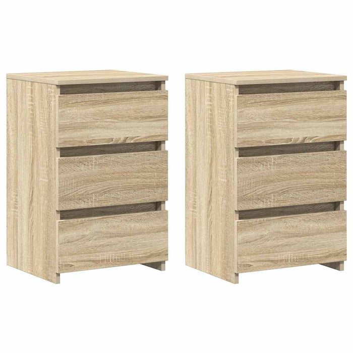 Noptiere, 2 buc., stejar sonoma, 40x35x62,5 cm, lemn compozit - WALTI WALTI