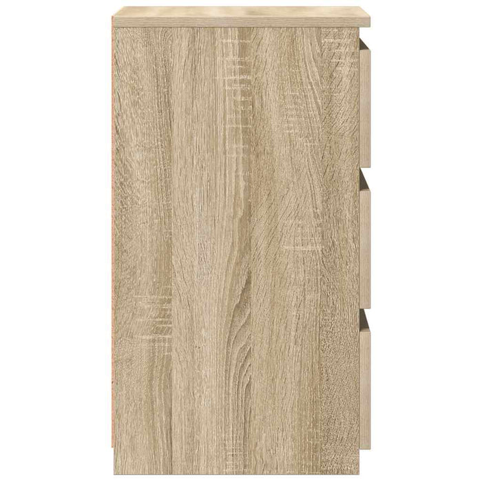Noptiere, 2 buc., stejar sonoma, 40x35x62,5 cm, lemn compozit - WALTI WALTI