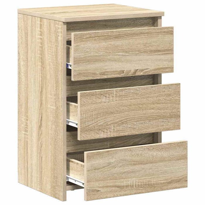 Noptiere, 2 buc., stejar sonoma, 40x35x62,5 cm, lemn compozit - WALTI WALTI