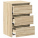 Noptiere, 2 buc., stejar sonoma, 40x35x62,5 cm, lemn compozit - WALTI WALTI