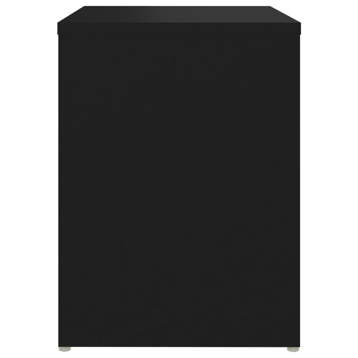 Noptiere, 2 buc., negru, 40x30x40 cm, PAL - WALTI WALTI