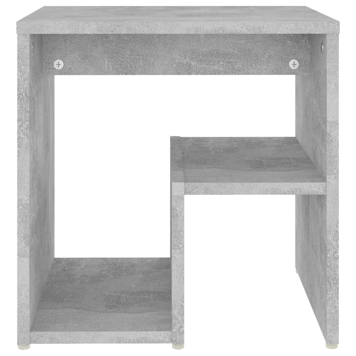 Noptiere, 2 buc., gri beton, 40x30x40 cm, PAL - WALTI WALTI