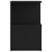 Noptiere, 2 buc., negru, 35x35x55 cm, PAL - WALTI WALTI