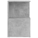 Noptiere, 2 buc., gri beton, 35x35x55 cm, PAL - WALTI WALTI
