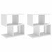 Noptiere, 2 buc., alb, 50x30x51,5 cm, PAL - WALTI WALTI