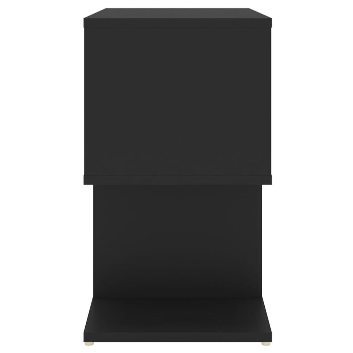 Noptiere, 2 buc., negru, 50x30x51,5 cm, PAL - WALTI WALTI