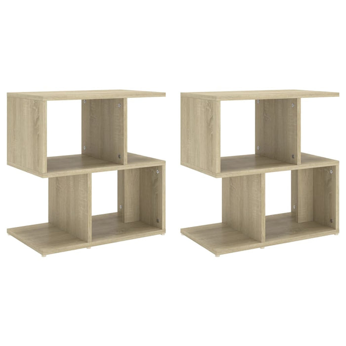 Noptiere, 2 buc., stejar sonoma, 50x30x51,5 cm, PAL - WALTI WALTI
