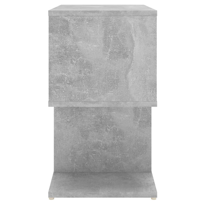 Noptieră, gri beton, 50x30x51 cm, PAL - WALTI WALTI