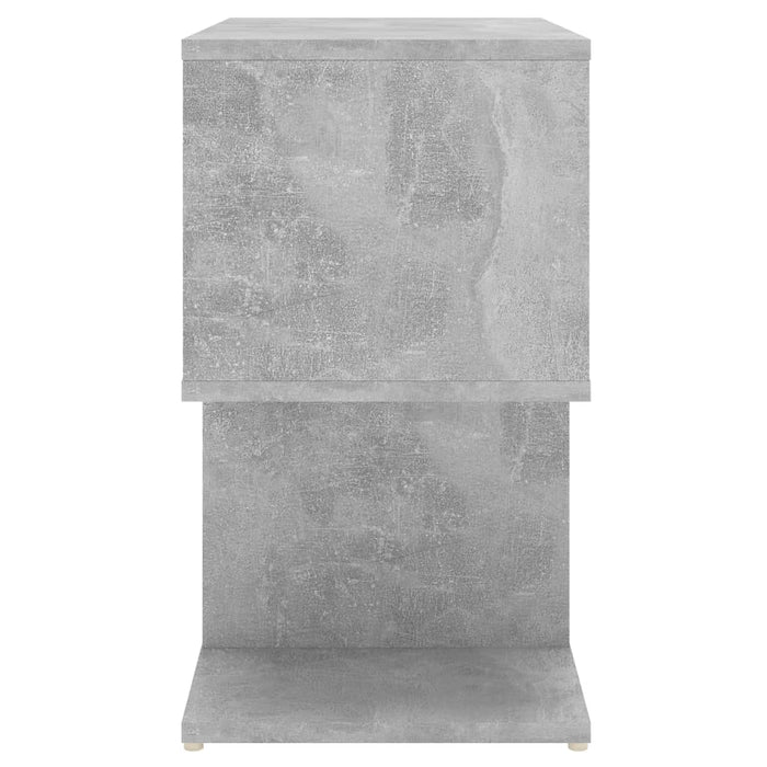 Noptiere, 2 buc., gri beton, 50x30x51,5 cm, PAL - WALTI WALTI