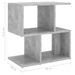 Noptiere, 2 buc., gri beton, 50x30x51,5 cm, PAL - WALTI WALTI