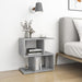 Noptiere, 2 buc., gri beton, 50x30x51,5 cm, PAL - WALTI WALTI