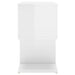 Noptiere, 2 buc., alb extralucios, 50x30x51,5 cm, PAL - WALTI WALTI
