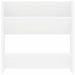 Pantofare de perete, 4 buc., alb, 60x18x60 cm PAL - WALTI WALTI