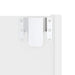 Pantofare de perete, 4 buc., alb, 60x18x60 cm PAL - WALTI WALTI