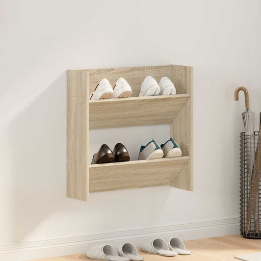 Pantofar de perete, stejar Sonoma, 60x18x60 cm, PAL - WALTI WALTI